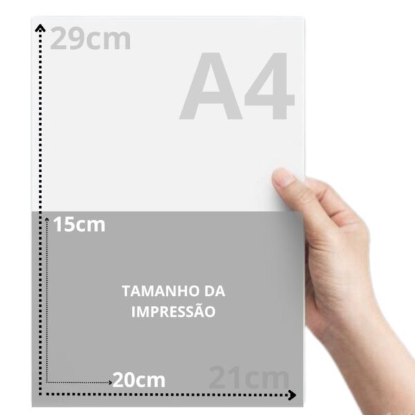 20 Blocos Talões 10x15cm (100 folhas por bloco) - Imagem 2